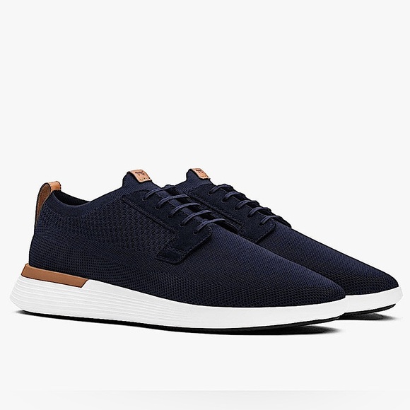 Wolf & Shepherd SwiftKnit Derby Like Walking on Clouds, Navy/White, Size 9 - Picture 1 of 13